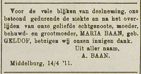 Overlijden